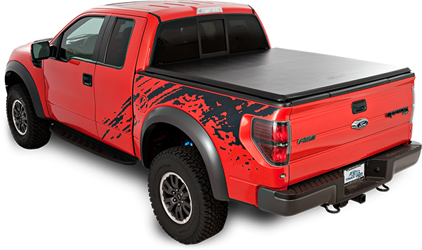 red pickup truck